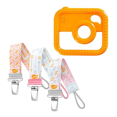 Ulubulu Baby Teether Silicone Camera with Pacifier Jamaica Ubuy