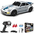 Everbigmai RC Drift Car 1:24 Remote Control Car 4WD 15KM/H High Speed Racing Sport Car with LED Lights RC Cars Toy Cars for Kids Boys Girls Adults Gifts Birthday Christmas Rechargeable Batteries
