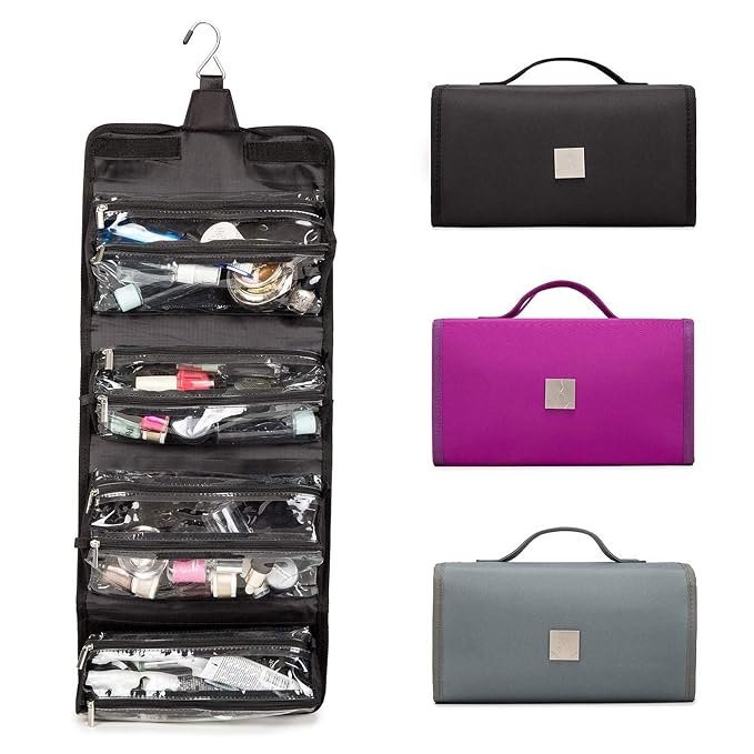 para mujeres y niñas organizador de maquillaje y cosméticos Neceser de  viaje para colgar en el baño resistente al agua Accesorios Equipaje  futakuchi-hakata.com