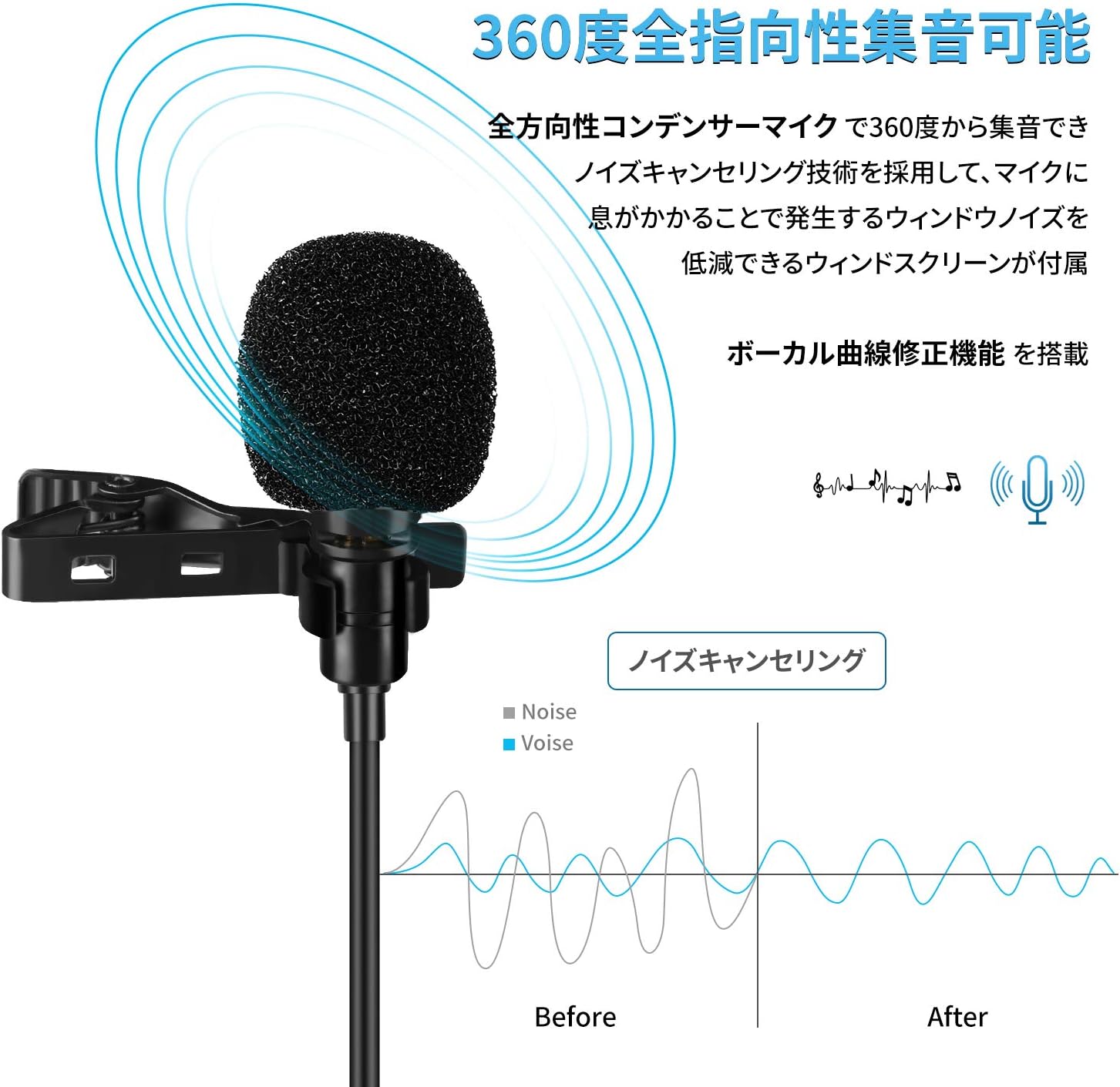 Amazon Co Jp コンデンサーマイク Iphone Ipad マイク Lightningマイク ピンマイク クリップ式 ライトニング マイク 全方向性 マイクロフォン ミニマイク 3ｍ長さ Iphone11 11 Pro 11 Pro Max Xs Xs Max Xr X 8 8 Plus 7 7plusに対応 音楽録音 カラオケ Youtube Tiktok