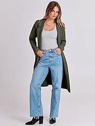 ANRABESS Long Sweater Cardigan Women Knit Open