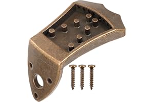 JOINPAYA Mandolin Tailpiece Part Alloy Traditional Mandolin String Instrument Tailpiece Accessory with Rear