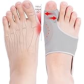 sundpik Bunion Corrector for Women & Men Big Toe, Big Toe Separators-Bunion Splint-Bunion Pads-Hammer Toes Straightener-Toes Spacers Pain Relief, Comfortable & Breathable for Day/Night
