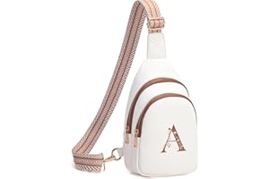 Viverte Crossbody Bags for Women Initial Sling Bag Cross Body Fanny Packs Personalized Gifts for Mom Women Wife