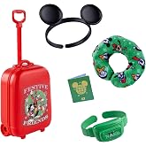 The Elf on the Shelf Disney Mickey Mouse Ready to Roll Travel Set | Official suitcase, Mickey ears and travel accessories, for easy Elf scenes, ages 3+, Scout Elf not included