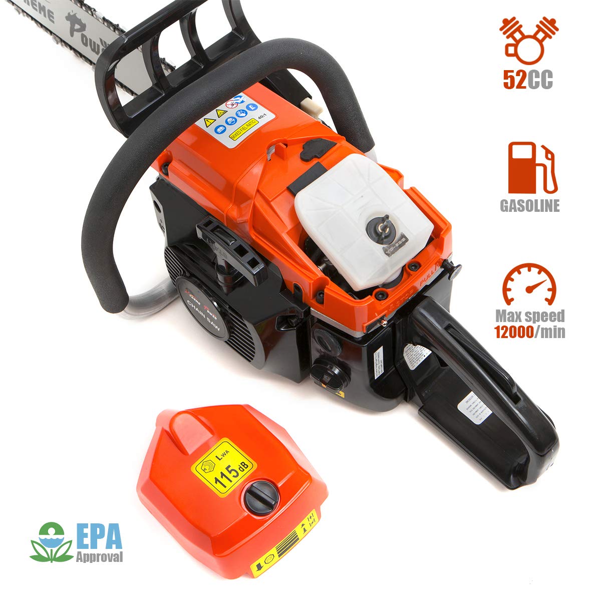 XtremepowerUS 52cc 2 Stroke Chainsaws product image 6