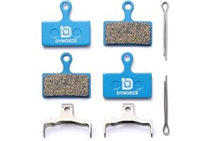 Dymoece 2 Pairs Bike Disc Brake Pads Compatible with Shimano Deore XT XTR SLX (Resin,Semi-Metallic,Sintered Metal) SCP-SLX