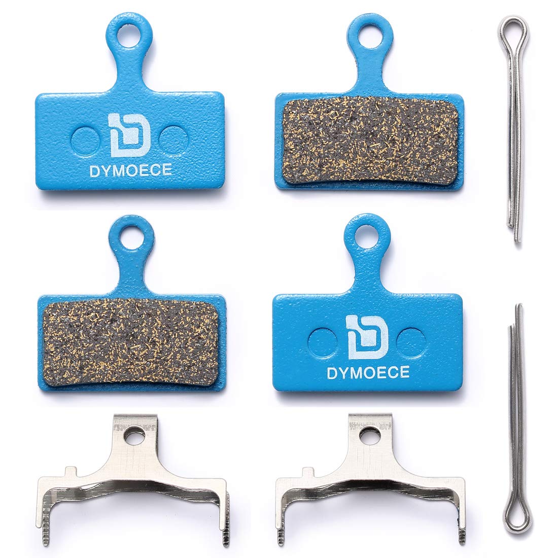 Dymoece Bike Disc Brake Pads 2 Pairs Bicycle Brake Pads for Shimano XT Br-M8000 M785 SLX M7000 M675 XTR M9000 M9020 M987 M988 M985 Deore M615 RS785 CX75 R515 R315 Alfine S700