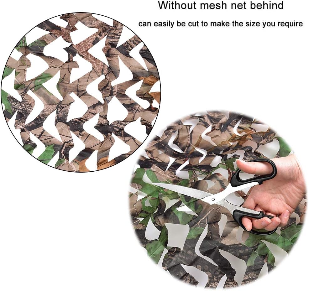FLYEGO Military Camo Netting, Camouflage Tarp Mesh Net, Lightweight Waterproof for Sunshade, Canopy, Party Decoration, Hunting Blind and Car Vehicle Cover : Sports & Outdoors