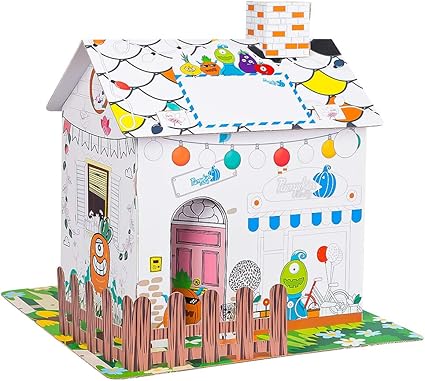 Amazon Com Youwo Country Cottage Coloring Playhouse For Kids