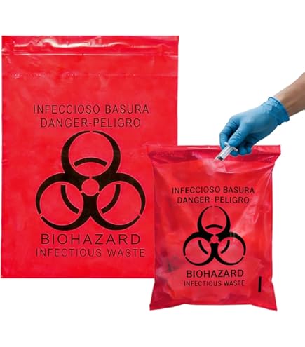Amazon.com: Owen Sewn Barrier Nylon Biohazard Laundry Bag 30