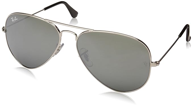 Ray-Ban Herren Sonnenbrille Aviator Silver Mirror Sonnenbrille