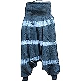 Shopoholic Fashion Tie Dye Colorful Hippy Boho Loose Fit Baggy Harem Pants