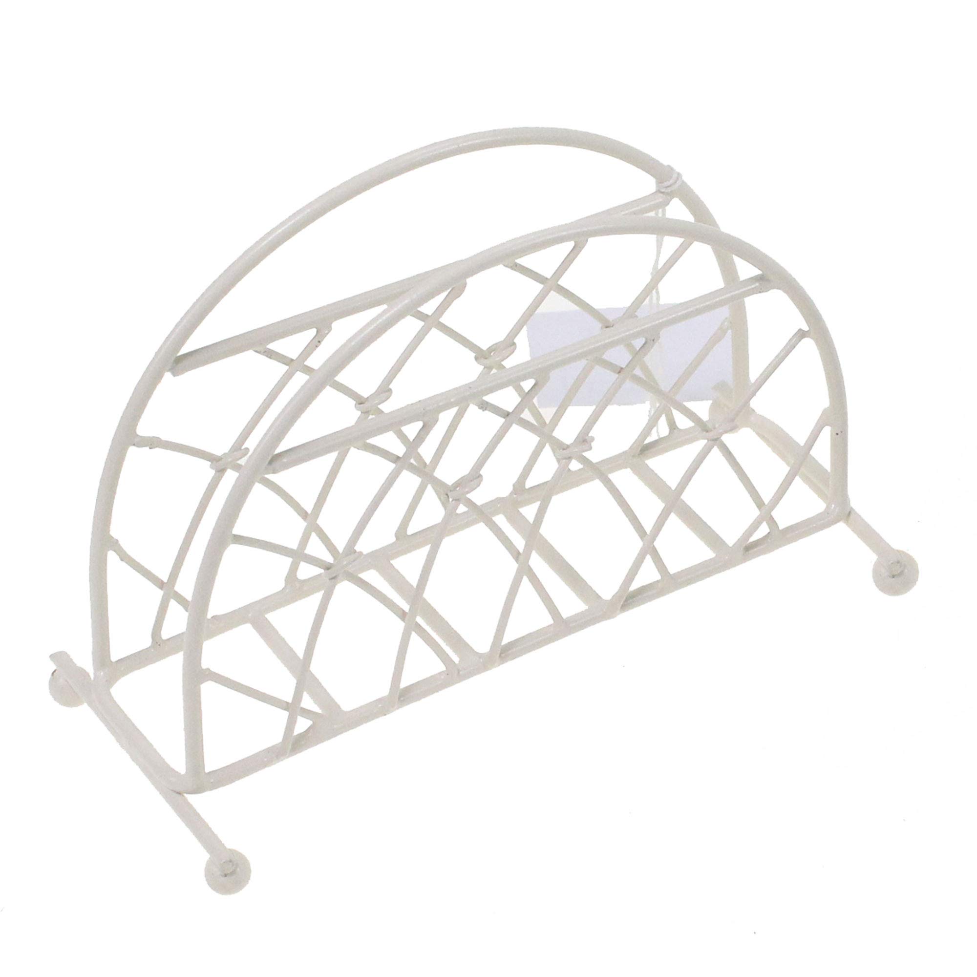 Ambiente Lattice Design Upright Napkin Holder Cream