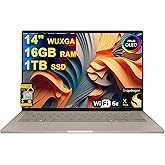 ASUS Zenbook A14 Laptop 14" WUXGA OLED (100% DCI-P3, 600nits HDR) Qualcomm 8-core Snapdragon X Plus (Up to 45 Tops) 16GB RAM 1TB SSD for Creator Business Professional Win11 ICP Hub w/Copilot+ AI