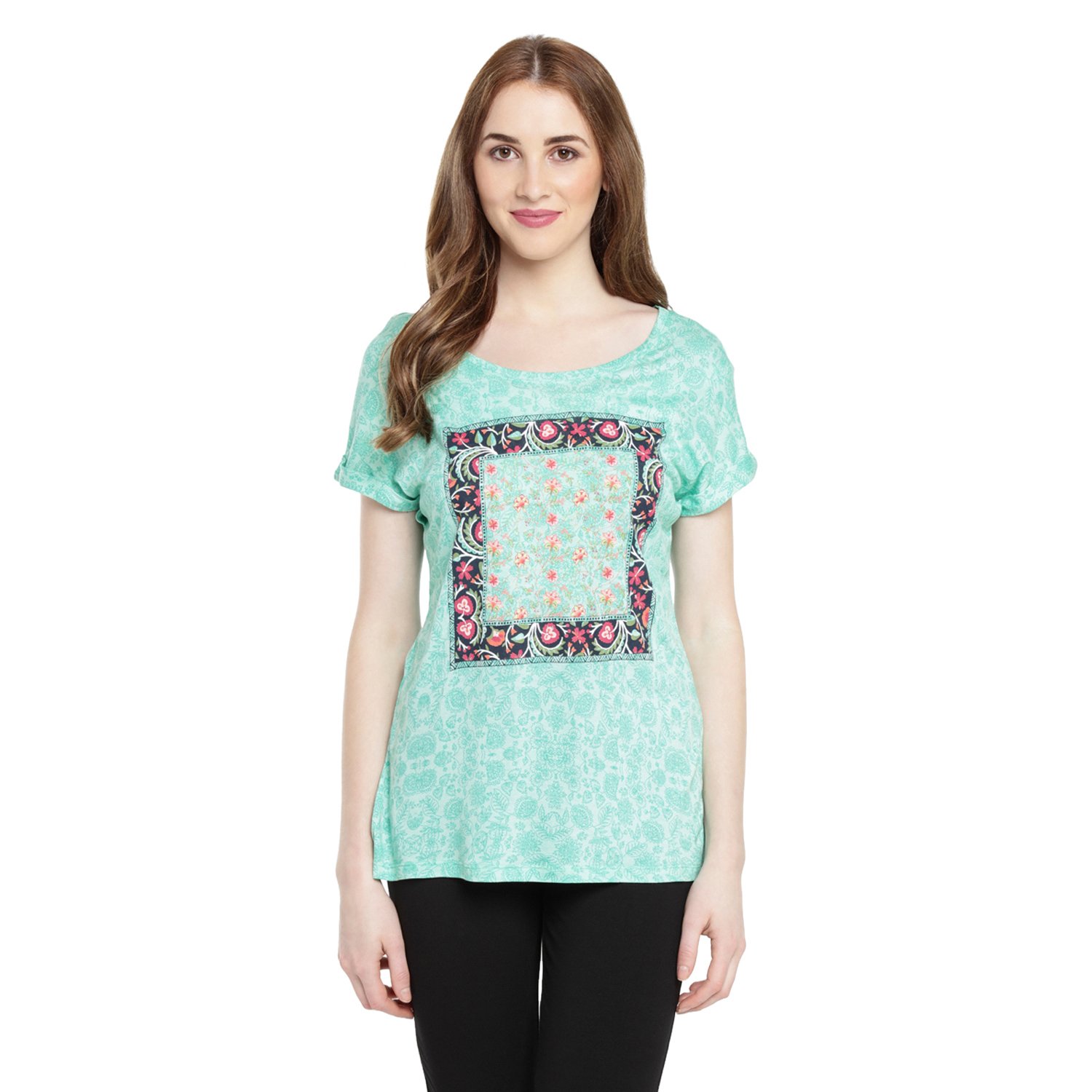 ajile by pantaloons women's flared top