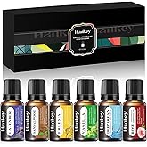 6 Pack Essential Oil Gift Set, Premium Fragrance Essential Oil for Diffuser, Home Care, Humidifiers, Air Purifier, Water soluble Essential Aromatherapy Oil for Relax Travel Sleep Mood 10ml / 0.34fl.oz