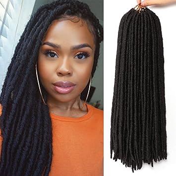 Amazon Com 7 Packs Dreadlocs Faux Locs Hair Extensions 18 Inch