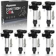 RANSOTO UF569 Ignition Coil Pack and 12622561 Iridium Spark Plug Compatible with Chevy Camaro Traverse Equinox Impala Buick Enclave GMC Terrain Acadia ATS CTS XTS V6 2.8L 3.0L 3.6L Set of 6