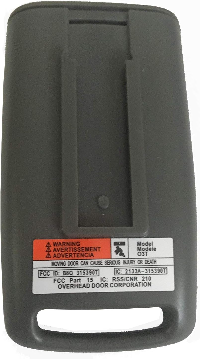 Overhead Door O3T-BX Garage Door Opener Remote, 3 Buttons, Key Chain or Visor - - 
