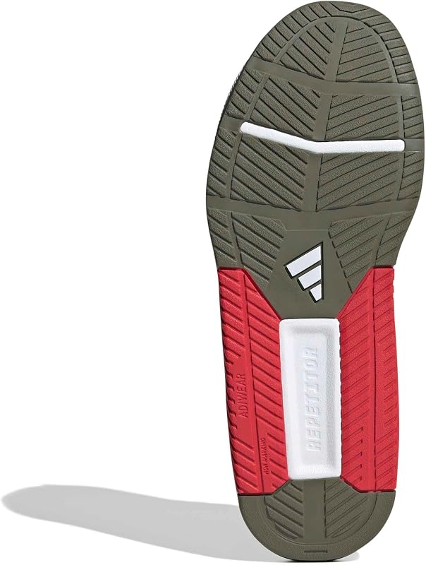 Sapatilhas de treino base para homem, Olive Strata/Core Black/Pure Ruby, 42 EU — foto 7 de 8