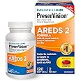 PreserVision AREDS 2 Eye Vitamin & Mineral Supplement, Contains Lutein, Vitamin C, Zeaxanthin, Zinc, Vitamin E, Eye Health Su