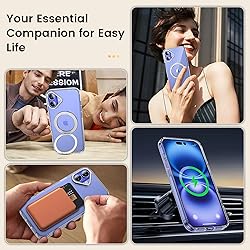 toushion 3 in 1 for iPhone 16 Plus Case Clear with