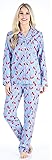 PajamaMania Women's Cotton Flannel Long Sleeve