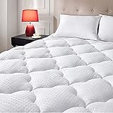 Bedsure Short Queen Mattress Pad - Cooling Cotton