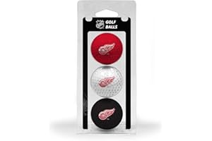 Team Golf NHL Regulation Size Golf Balls, 3 Pack, Full Color Durable Team Imprint