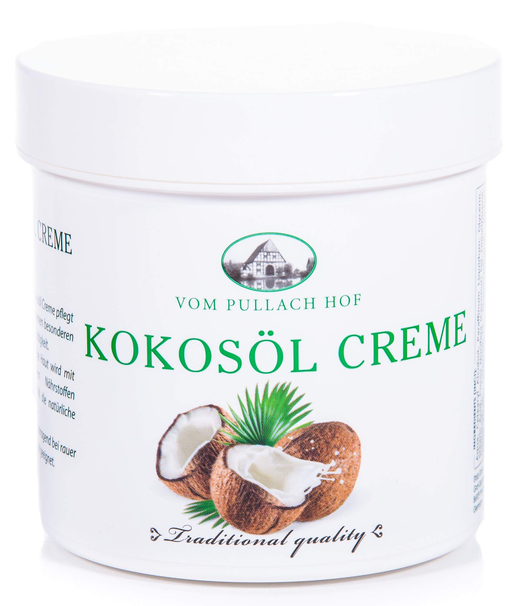 Coconut Oil Cream 250ml - Pullach Hof Traditional Quality