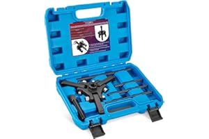 NYXOVA Harmonic Balancer Puller Kit, Adjustable 3-Jaw Pulley Puller for Removing Harmonic Dampers & Balancers, Harmonic Damper Pulley Puller Set Compatible with Chevy GM Chrysler Cadillac Ford More