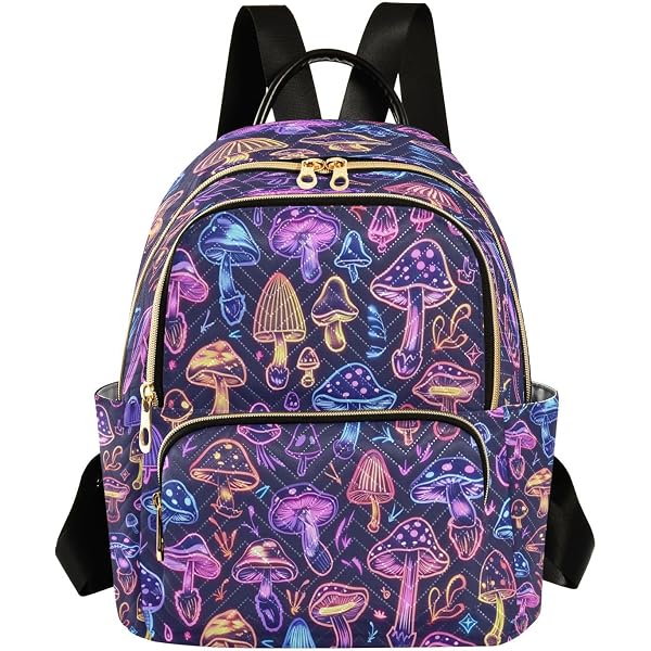 Amazon.com: ALAZA Ysterious Forest Mushroom Night Mini  display picture 1