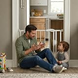 Safetots Pressure Fit Self Closing Stair Gate 68.5-75cm White view 6