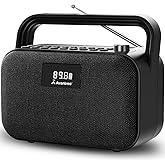 Avantree PowerByte - Portable Powerful 30W Stereo Bluetooth Speakers with Digital FM Radio & SD Card Player, 20hr Rechargeabl