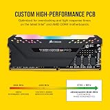 Corsair Vengeance RGB PRO DDR4 32GB (2x16GB) 3200MHz CL16 RAM Black view 4