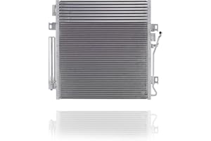 A/C Condenser - Pacific Best Inc. Compatible/Replacement for 3683 08-12 Jeep Liberty Automatic Transmission V6 3.7L - With Transmission Oil Cooler, Receiver & Dryer, Parallel Flow Construction