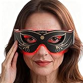 Megelin 3 Modes Red Light Therapy for Eyes, Under-Eye Red Light Therapy Glasses,Treatment of Periorbital Wrinkles and Rhytides,Relieving Eye Fatigue