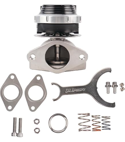 Rev9 RS V2 44mm V-Band Wastegate Actuator – Black, Includes 5/10/11 PSI Springs, Clamp Flange