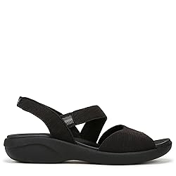 LifeStride Women's Cheerful Sandal Black 8 W