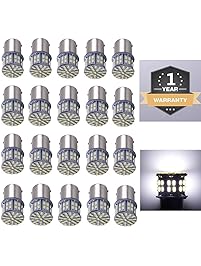 Cargo LED 20 Pcs Extremely Super Bright 1156 1141 1003 1073 BA15S 7506 50 SMD 3014 LED Replacement Light Bulbs for RV Indoor Lights 6000K Xenon White