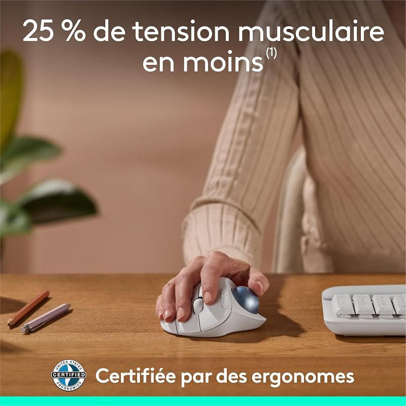 ERGO M575S souris trackball sans fil
