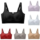 Push Up Bras for Seniors Women Seamless Breathable Posture Correcting Comfort Lifting Anti-Sagging Full Coverage Bra