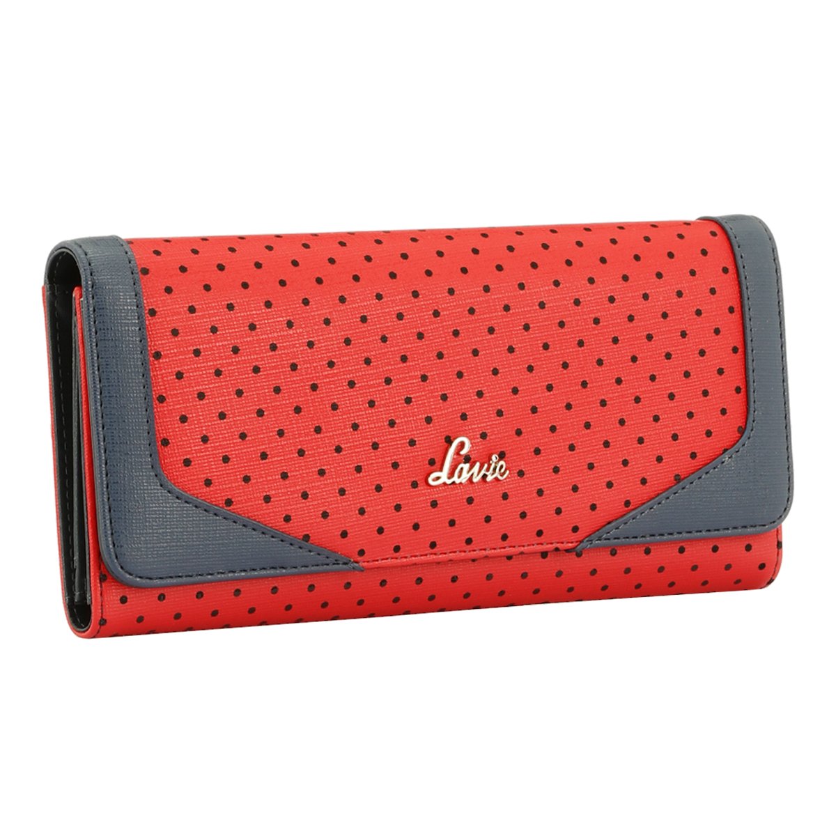 lavie papel women's clutch (red)