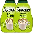 SPLENDA LIQUID Stevia Zero Calorie Sweetener drops, 3.38 Fl Oz Bottle (Stevia, 2 Pack)