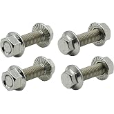 Dsnaduo Stainless Steel Flange Screws, Flange Bolts, Exhaust Manifold Hardware Kit (Bolts&amp;Nuts) M10X1.5-35mm (4-Pack)