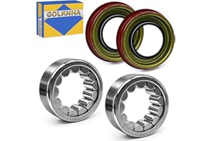 GOLKNHA 2pcs Rear Left and Right Axle Wheel Bearing and Seal Kit for Blazer Silverado Suburban 2500 1500 GM 8.0 8.5 8-1/2 8.6 Pickup Truck GMC Canyon Suburban 7.4 5.7 5.3 5.0 4.8 3.7 3.5 2.9 2.8 2.2L