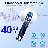 Drsaec Wireless Earbuds Bluetooth 5.4 4 ENC Mic 56H Noise Cancelling IPX7 view 2