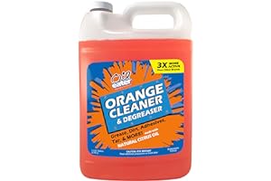 OIL EATER Orange Cleaner Degreaser, 1-Gallon Concentrate for Oil Removal, Grease Stains and Heavy Duty Automotive, Outdoor, Floor Cleaning, Grease & Gunk