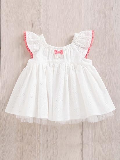 Amazon Co Jp Kid S Zoo キッズズー ベビー チュール重ね チュニック ワンピ 赤ちゃん ベビー服 子供服 ワンピース 女の子 服 ファッション小物